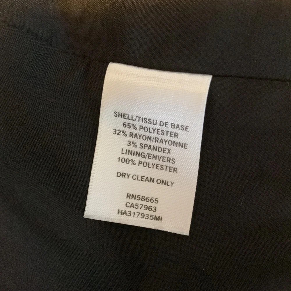 Halogen size small dark gray menswear military style sleeveless cape zip up - Picture 7 of 11